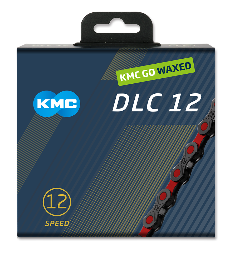 Kmc dlc 12 126 - planata 12 velocità - nero rosso