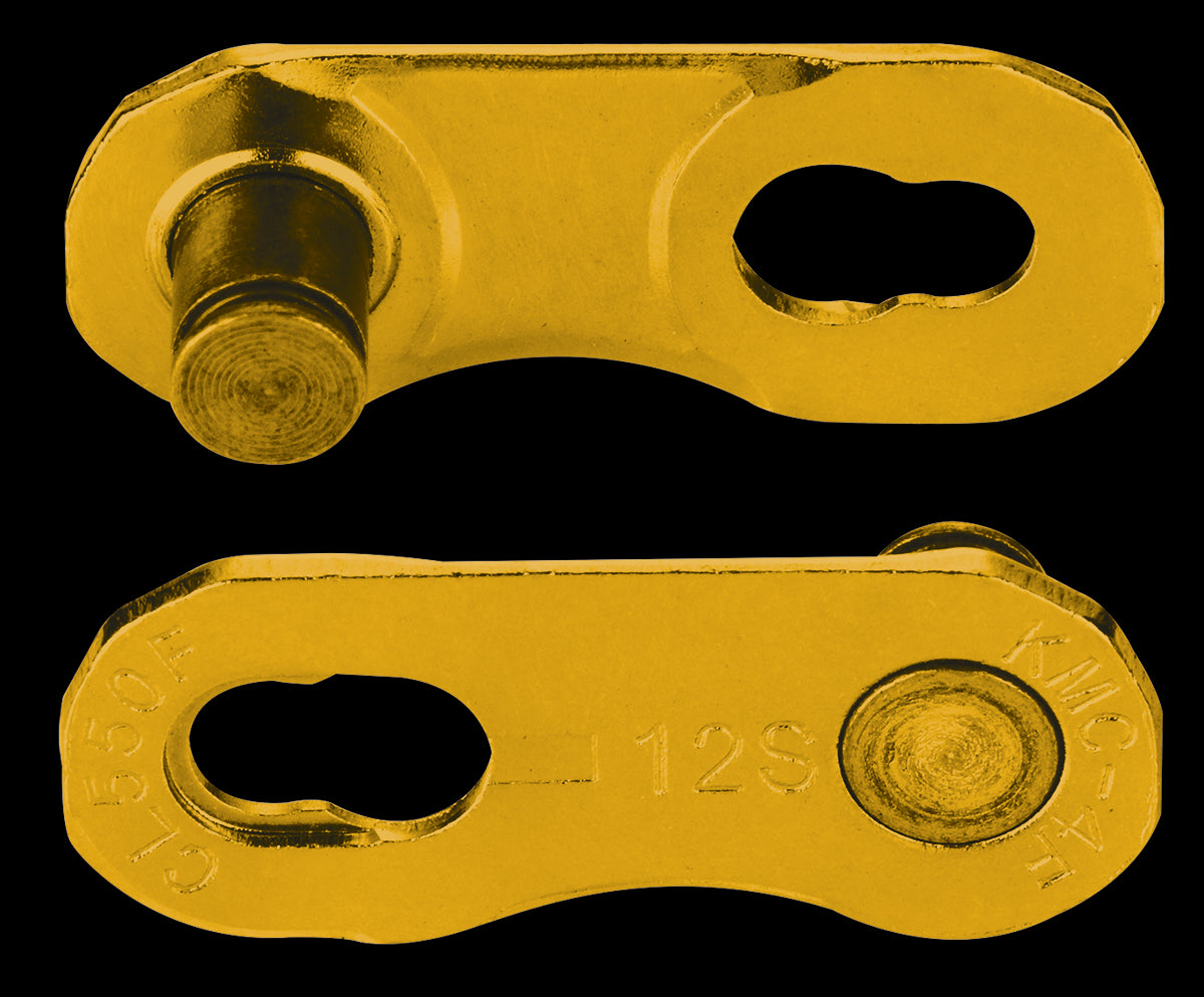 Enlace de cierre kmc plano núm. oro (2 piezas)