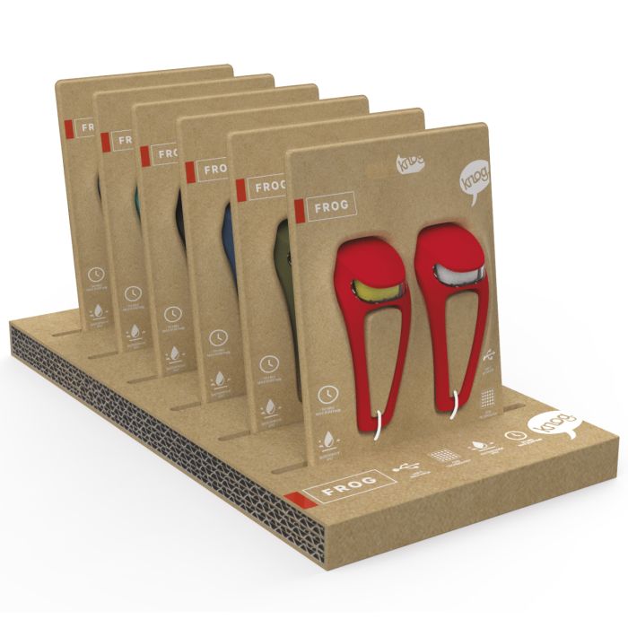 Knog frog USB - pantalla (6 paquetes dobles)