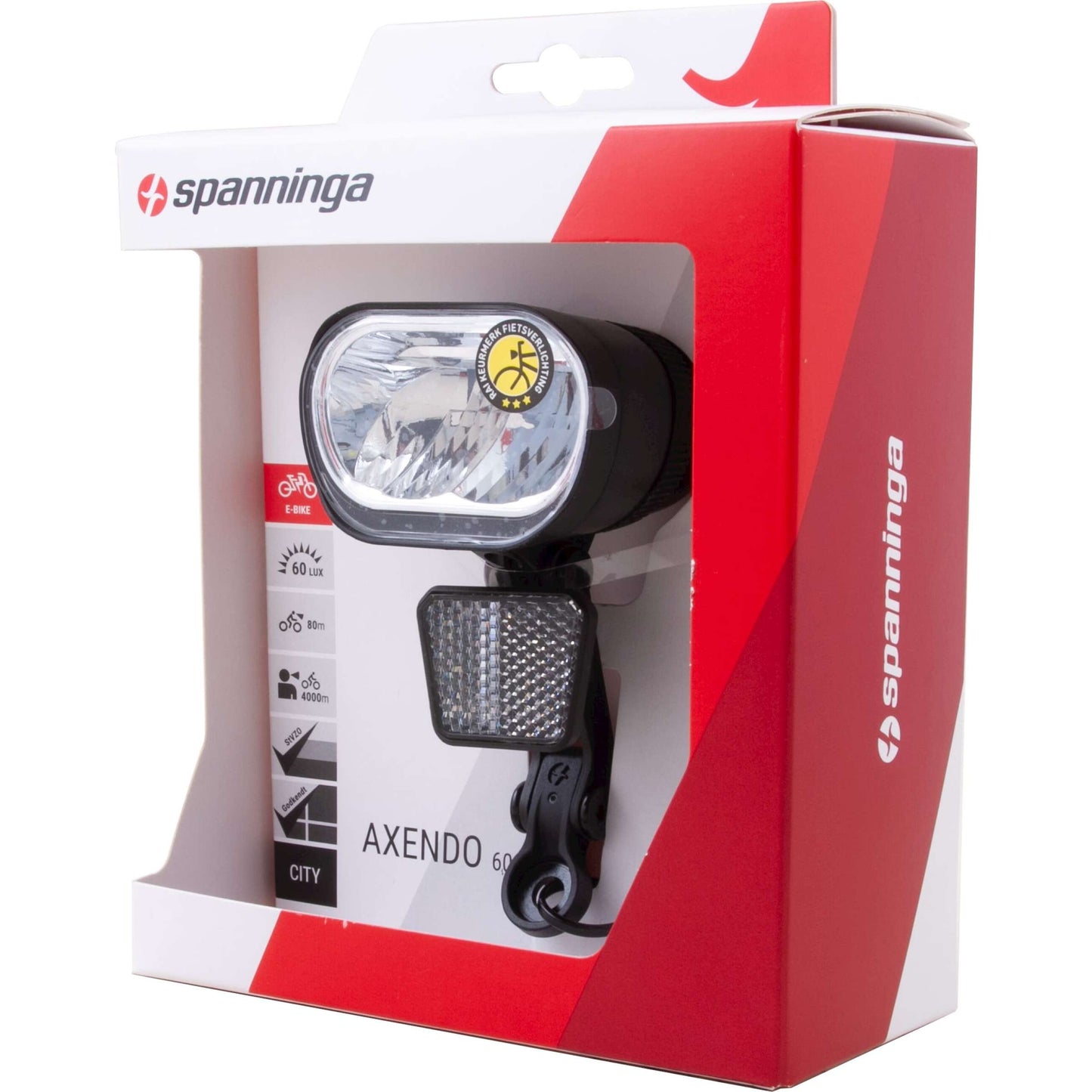 Spanninga Headlight Axendo 60 XE 6-36V E-Bike