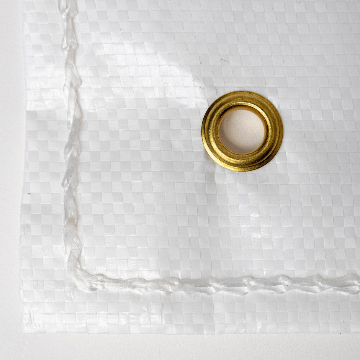 VK Cubierta de protección para bicicletas (2) Blanco con anillos