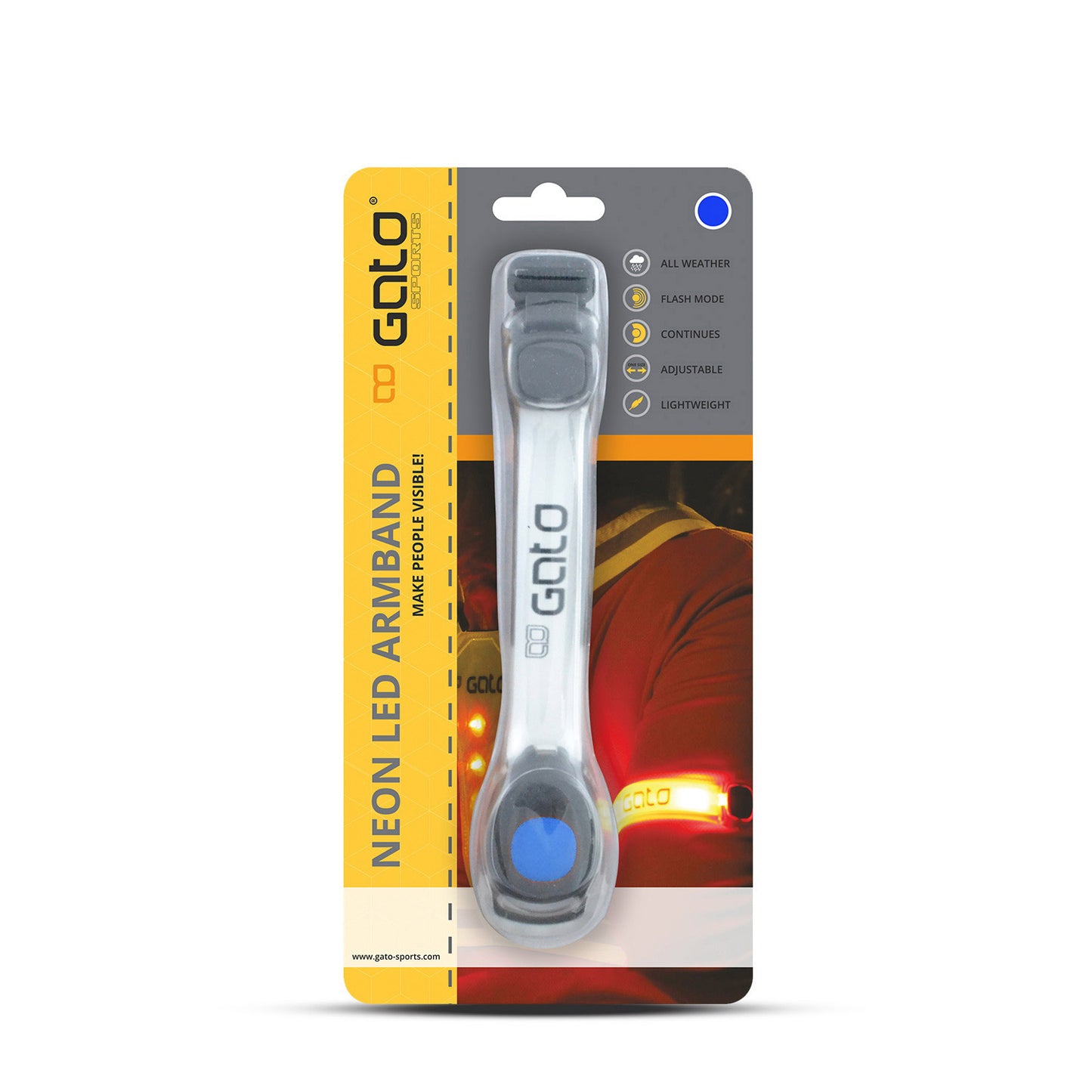 Brote de neón LED de neón azul claro