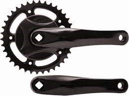 Crank set 38t Spieloos 150 mm
