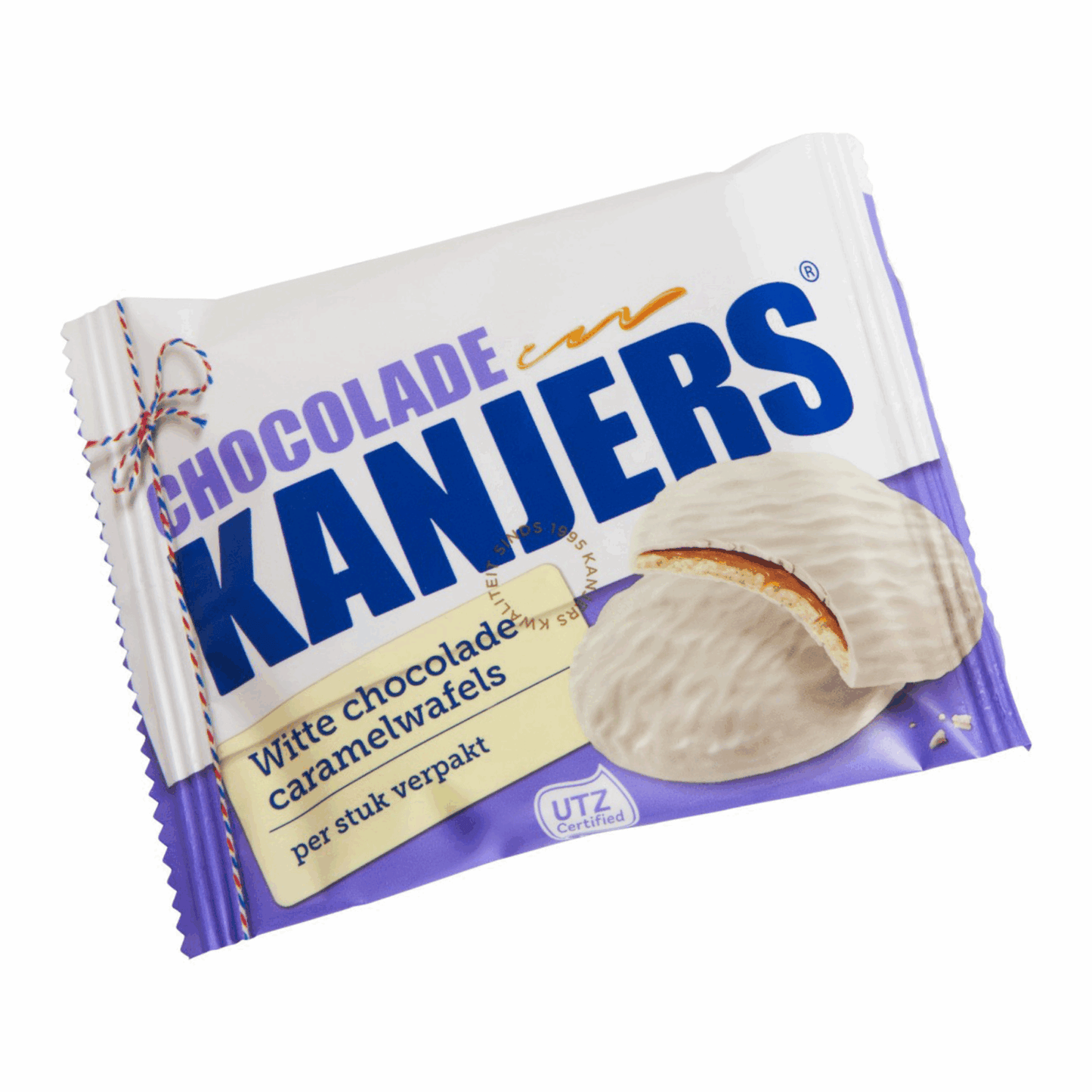 Kanjers waffle al cioccolato bianco e caramello (24x 45gr)