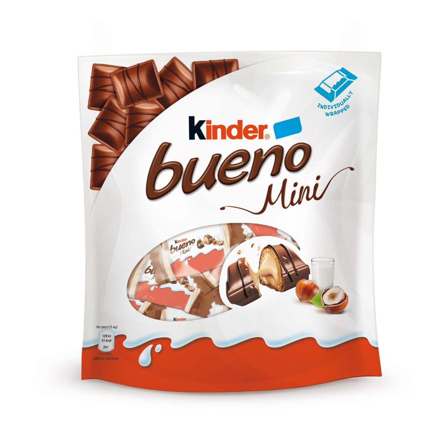 Bolsa de pie Kinder bueno mini t20 (12x 108gr)