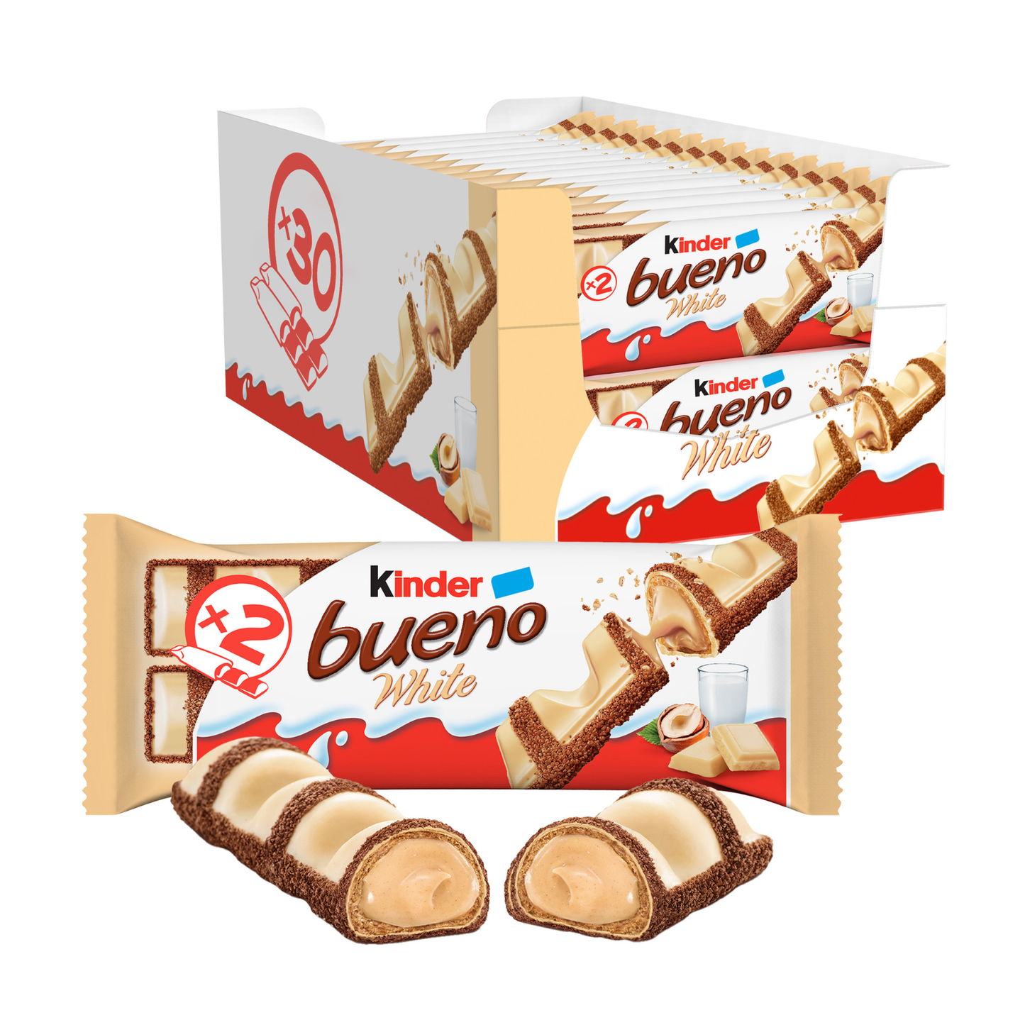 Bueno bianco per bambini t2 (30 pezzi)