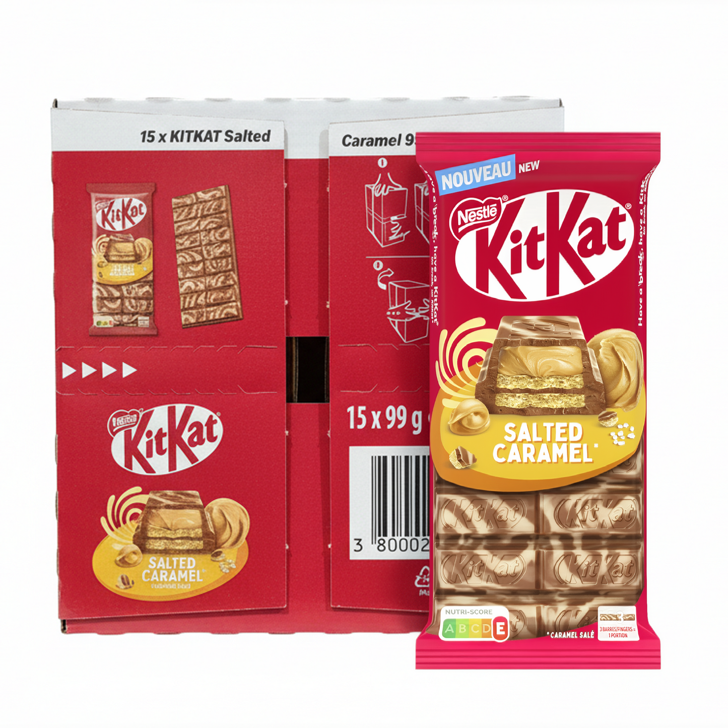 Kitkat tavoletta caramello salato (15x 99g)