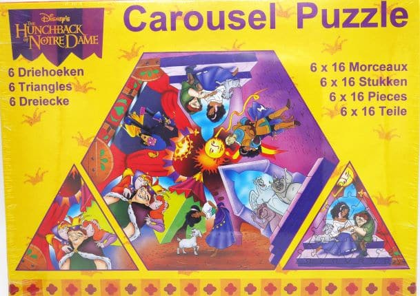 Jonotoys denunciante de Notre Dame Carousel Puzzle, 6x16 piezas