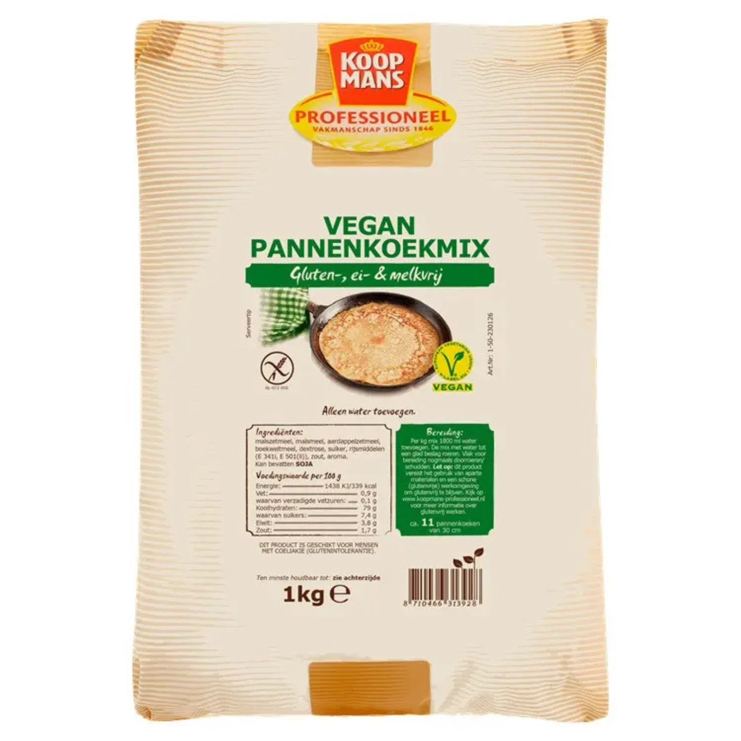 Preparato per pancake vegani Koopmans (1 kg)
