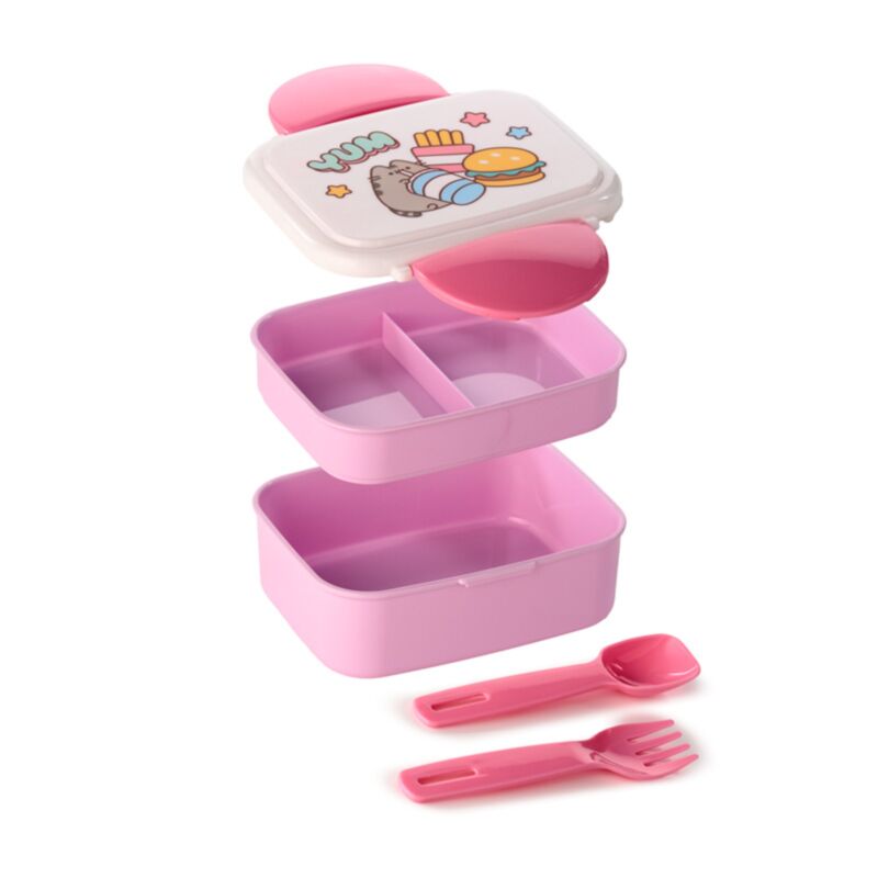 Pushen il core del gatto Bento Clip Lock Lunch Box
