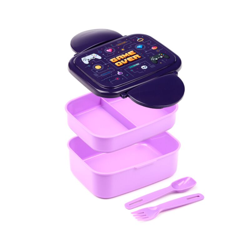Gioco sulla clip bento box pranzo box posate