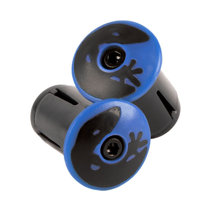 Tapones de cinta de manillar Lizard Skins DSP - Cobalto