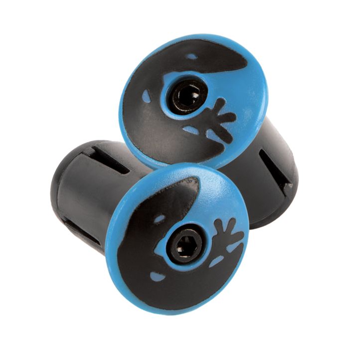 Tapones de cinta de manillar Lizard Skins DSP - azul cielo