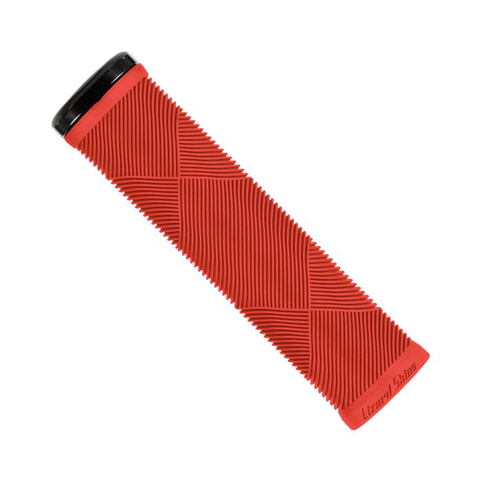 Estratos de piel de lagarto - cierre único - rojo caramelo