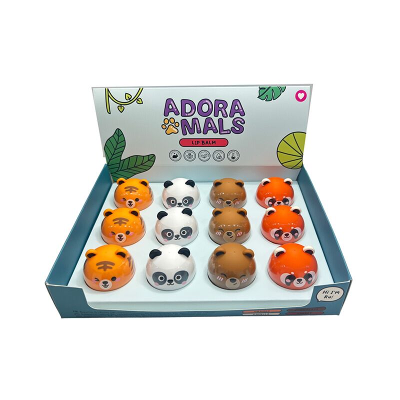 Adoramals bálsamo labial con forma de animal salvaje
