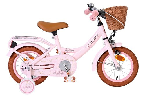 Bicicleta infantil Volare ashley - niña - 12 pulgadas - rosa