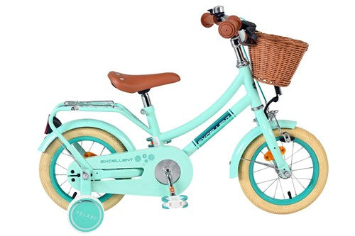 Volare Excellent Children's Bicycle - Girls - 12 Inch - Green