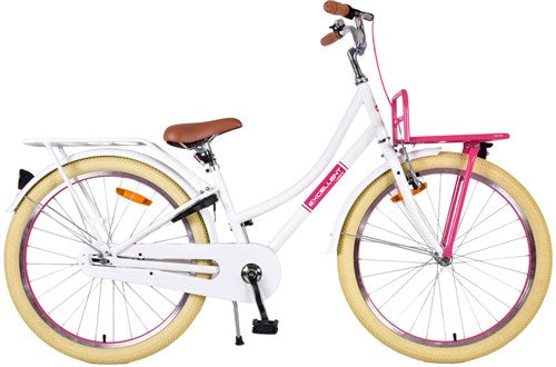 Chicas de bicicleta infantil de Vlare Volare White de 24 pulgadas de 24 pulgadas