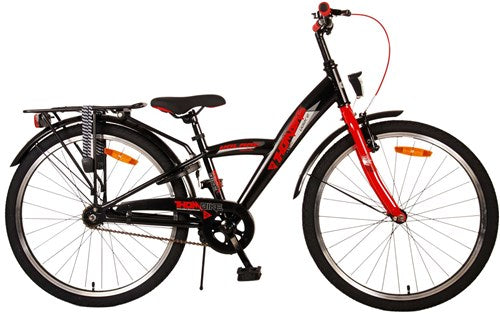 Bicycle per bambini di THEBIKE VOLARE - Ragazzi - 24 pollici - rosso nero