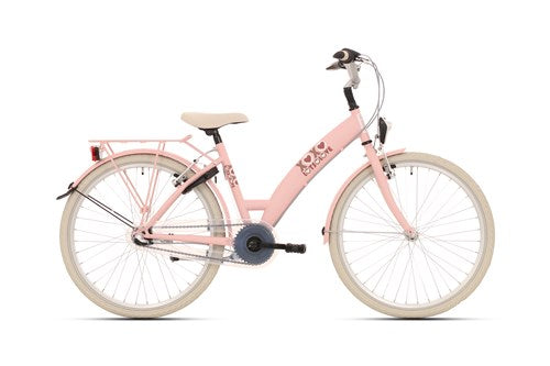 Bikefun per bambini Bike 24 Bike Fun molto amore con Nexus 3 Gears Adobe Pink