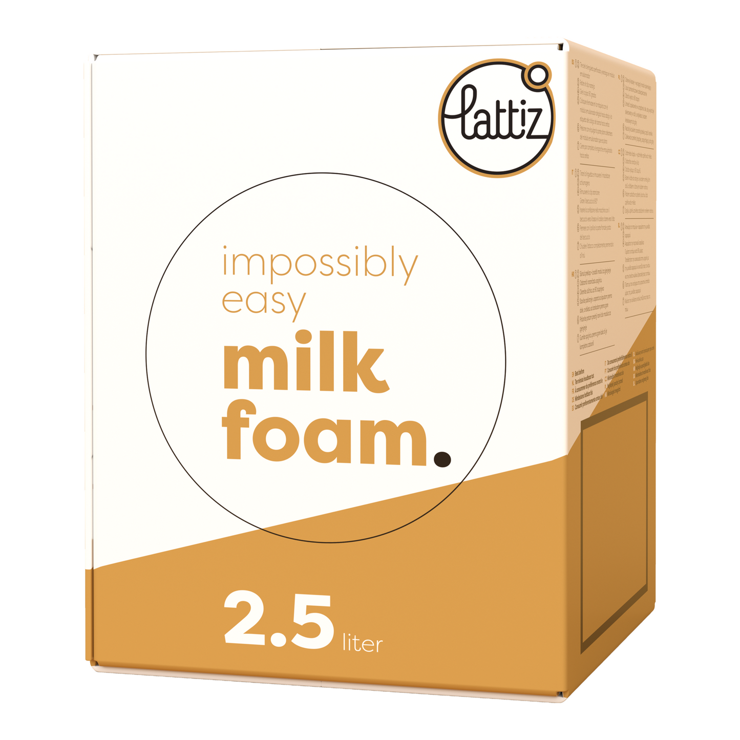 Babero de espuma de leche Lattiz (2,5 litros)