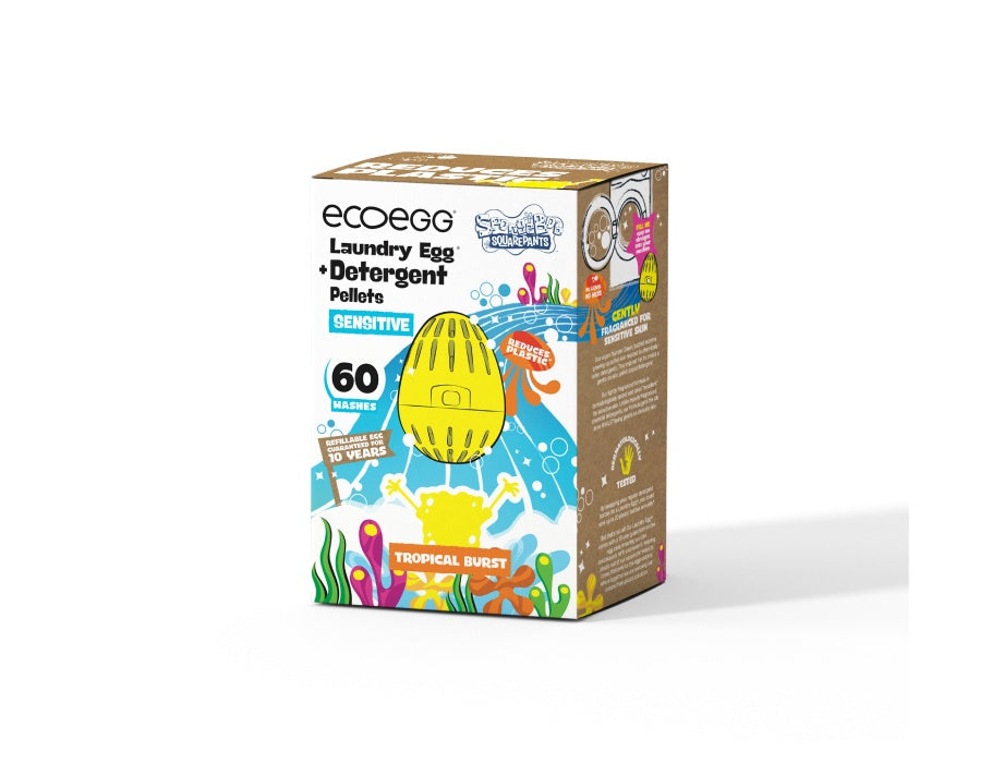 Ecoegg Wasball SpongeBob Tropical Burst Senditive 60 CERES