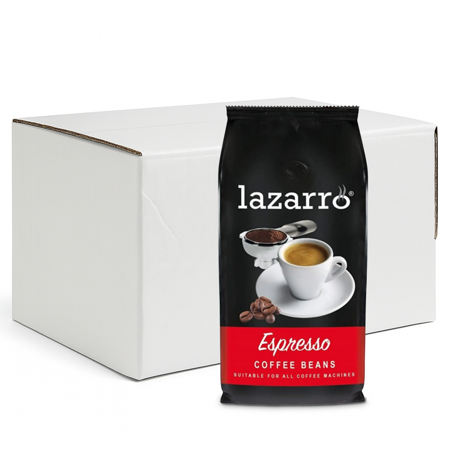 Grani di caffè espresso Lazarro (8x 1kg)
