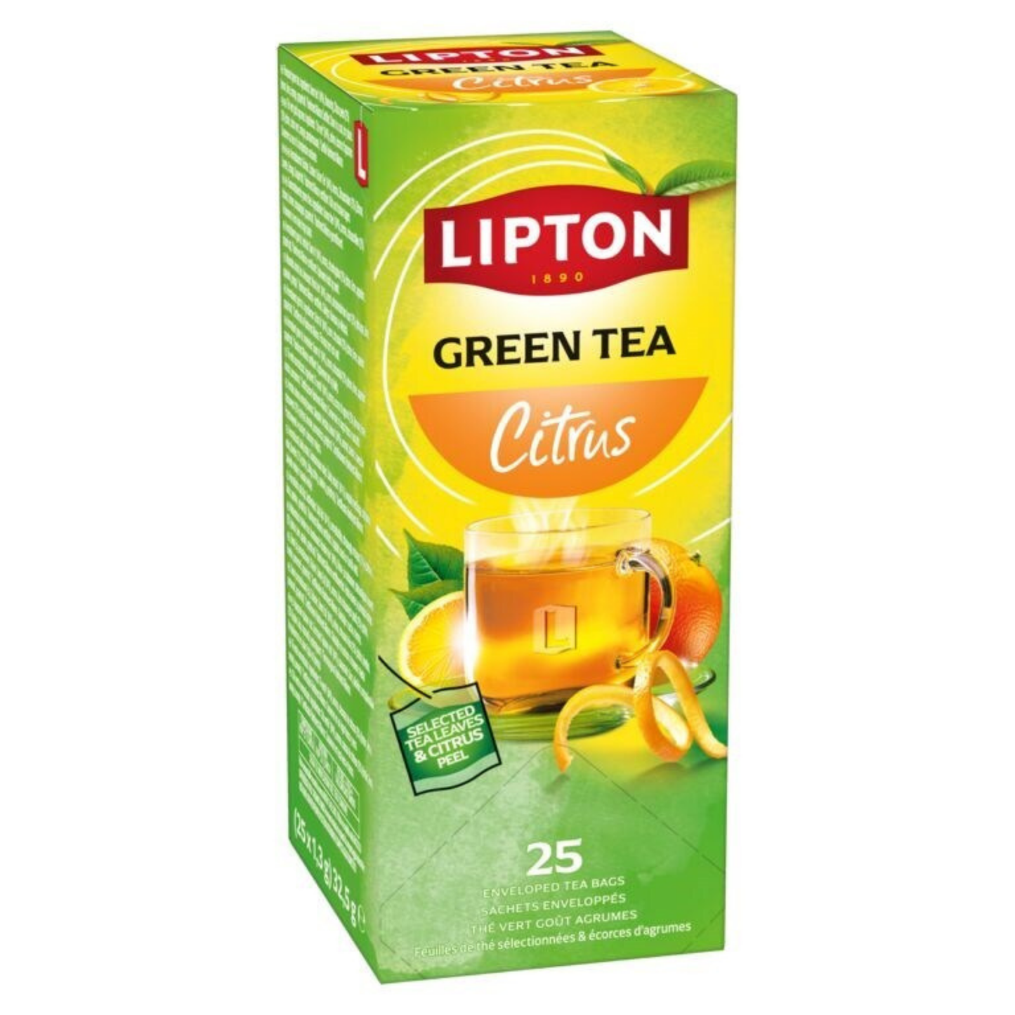 Lipton Feel Good Selezione Tè Verde Agrumi (6x25 Pezzi)