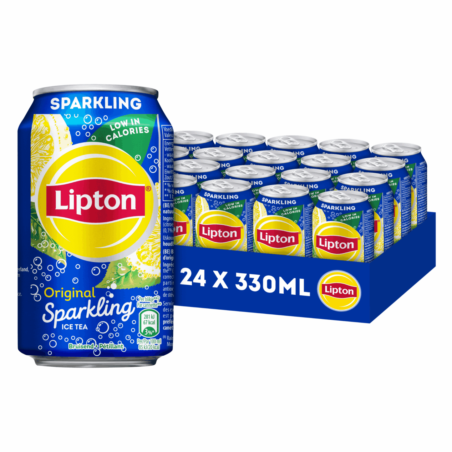 Tè freddo Lipton frizzante (24x 33cl)