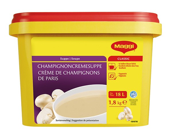 Crema de champiñones Maggi (18 litros)