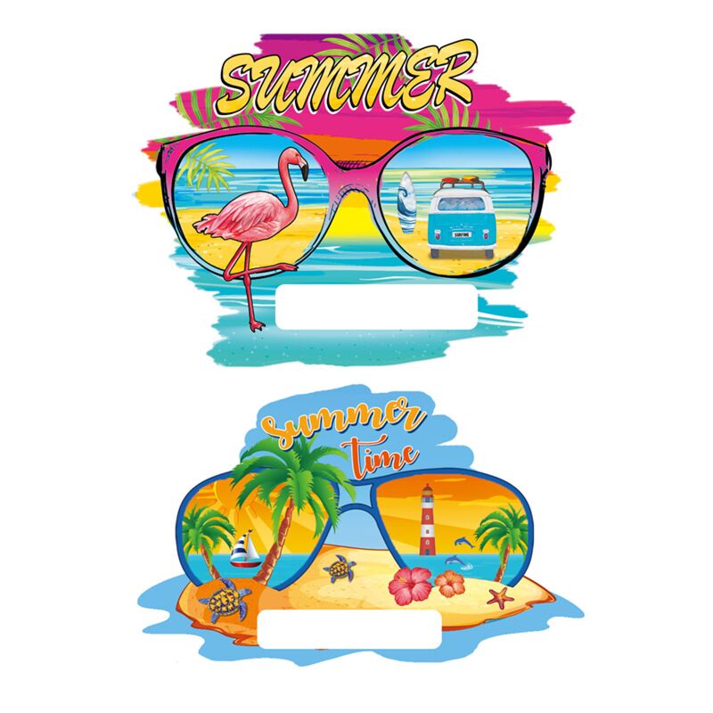 Occhiali da sole estiva 3d spiaggia souvenir magnetico