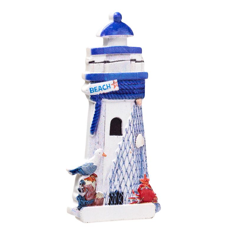Magneta souvenir 3D Blue Lighthouse Sea Beach