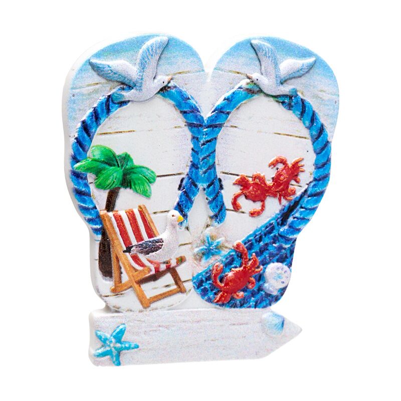 Borg da spiaggia Bord 3D Sea Beach Souvenir Magnet