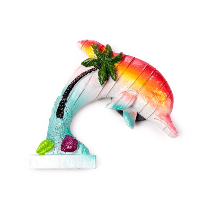 Sea Beach Souvenir Magnet Dolphin Isola tropicale