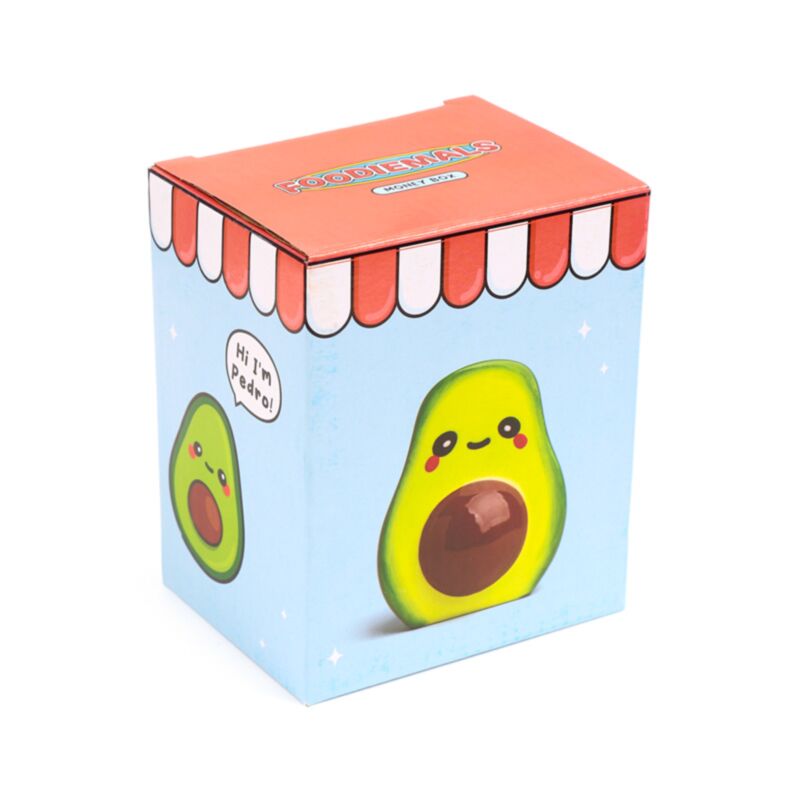 Foodiemals Pedro de aguacate piggy banco