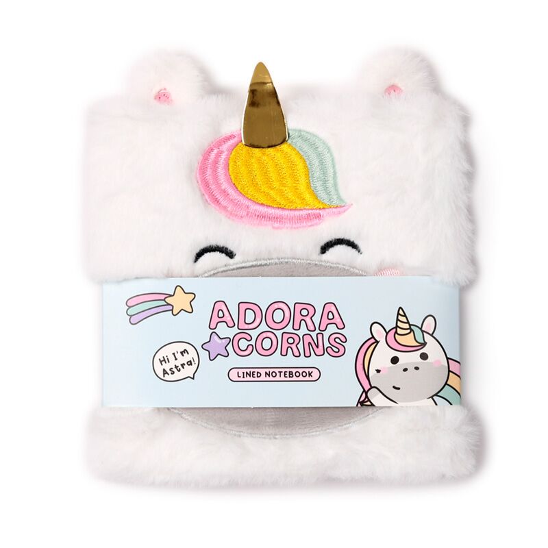 Adoracorns Unicorn Fluffy Notebook