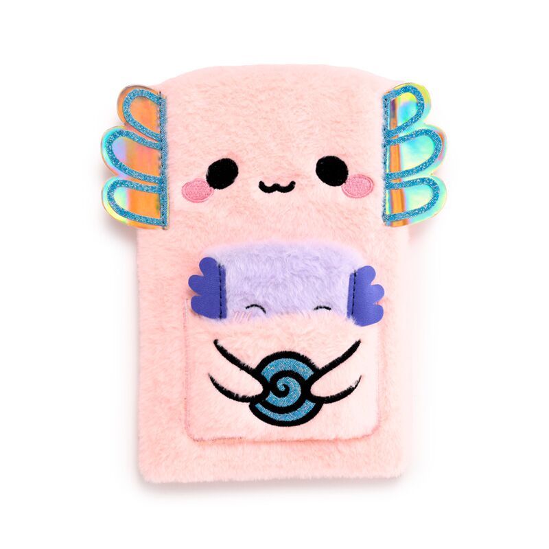 Adoramals Maddie de Axolotl PLUCHE Notebook Pouch