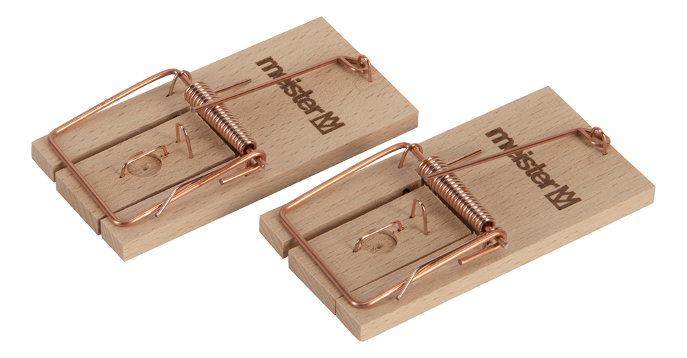 Trappola per topi Connex in legno (2pz) - mf