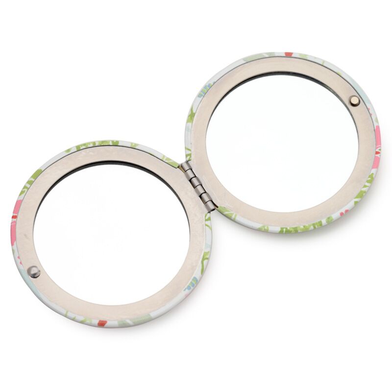 Julie Dodsworth Pink Flora Compact Make Up Mirror