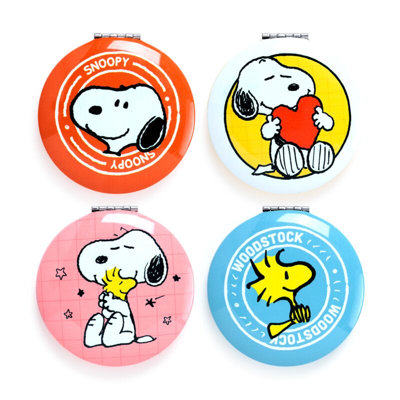 Specchio da trucco compatto Peanuts Snoopy Woodstock -