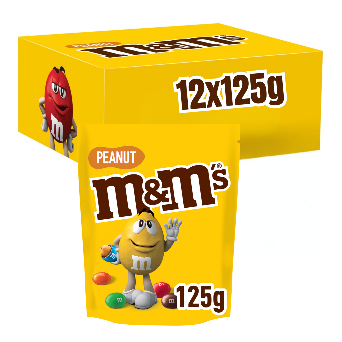 M m's maní bolsa 125 gr.