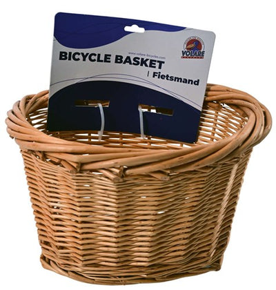 Canasta de mimbre con correas para 12-16 pulgadas