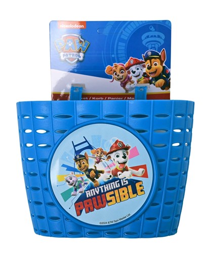 Cesto Paw Patrol in PVC blu