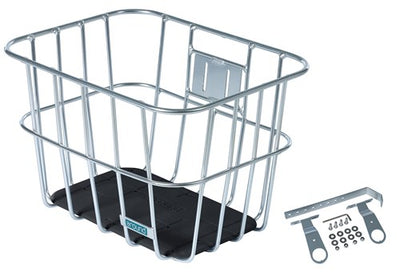 Alrededor de la canasta Alu Silver fijo