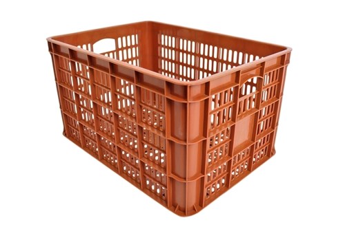 Tormino Cassetta PVC grande marrone 49l 48x35x27
