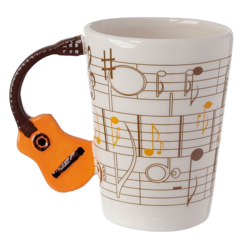 Ted Smith Muziekblad Guitar - Formata tazza in ceramica