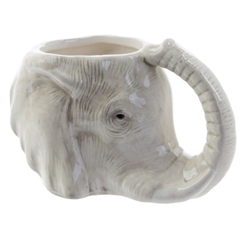 Elefante formato tazza in ceramica