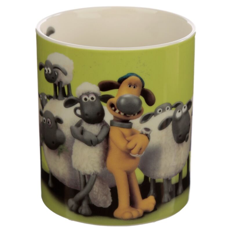 Taza de porcelana de Shaun la oveja - Verde