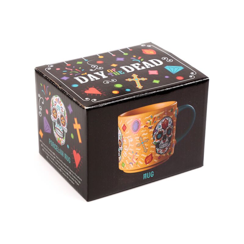 Tazza grande in porcellana "Il giorno dei morti".