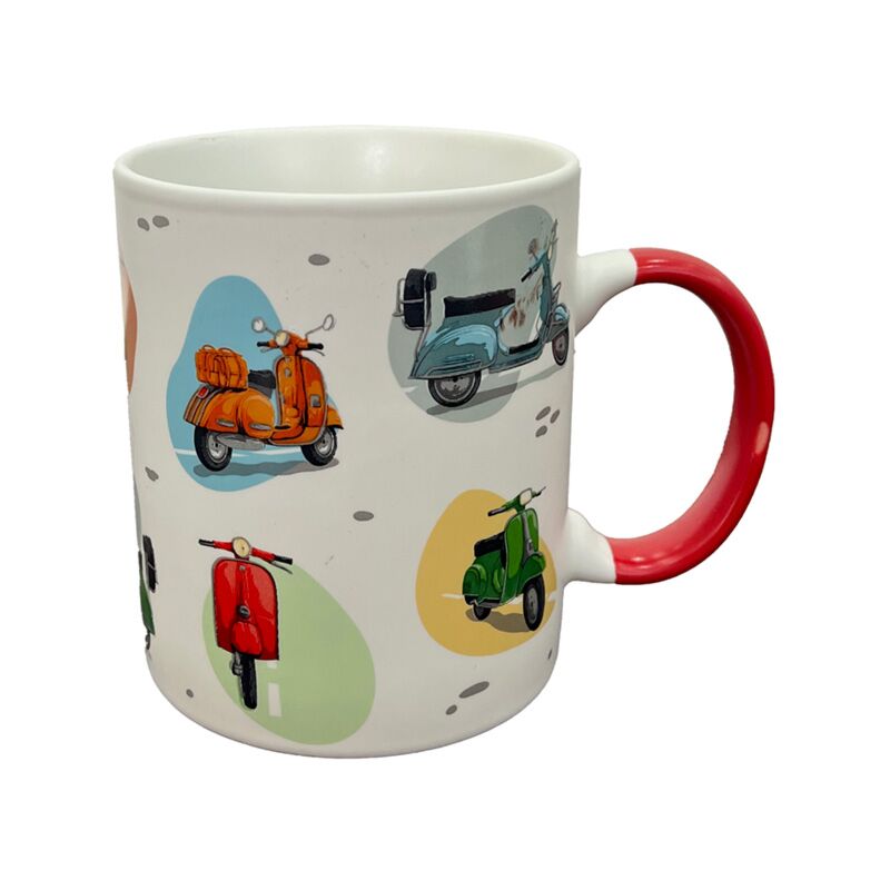Tazza in porcellana scooter